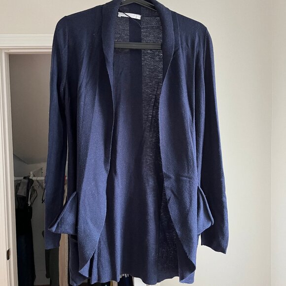 Navy Blue Promod Cardigan - Size Small - Picture 2 of 3